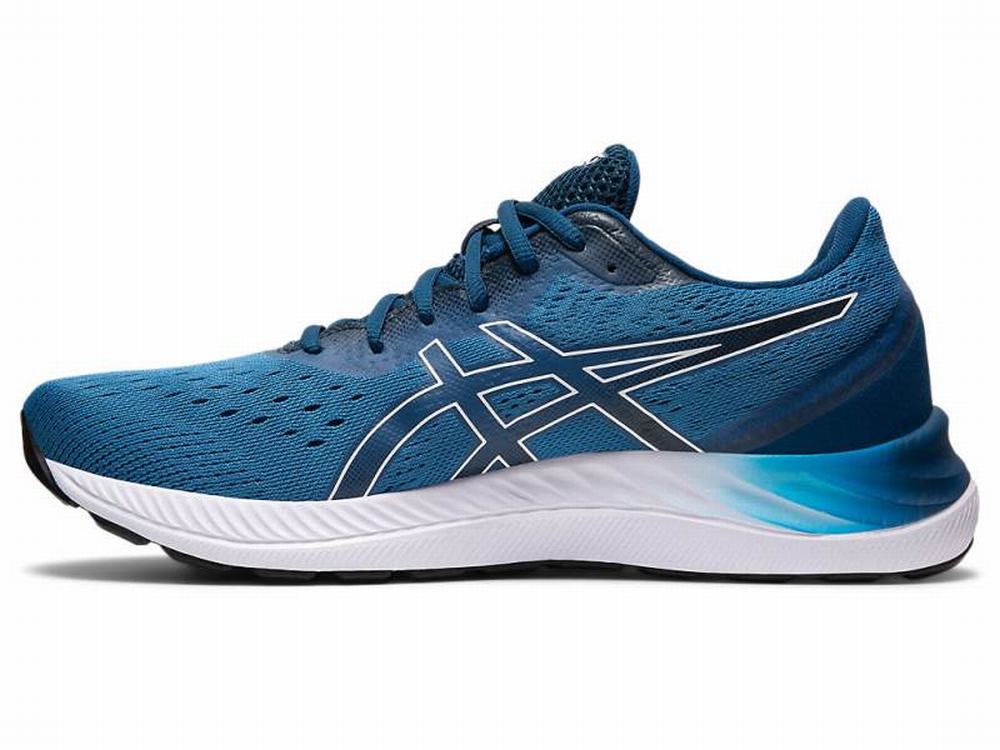 Chaussures Running Asics GEL-EXCITE 8 Homme Blanche Bleu | NVP-529108