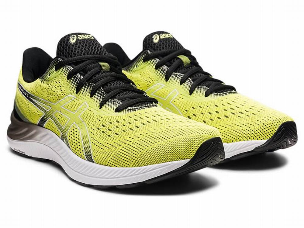 Chaussures Running Asics GEL-EXCITE 8 Homme Blanche Jaune | QLY-651948