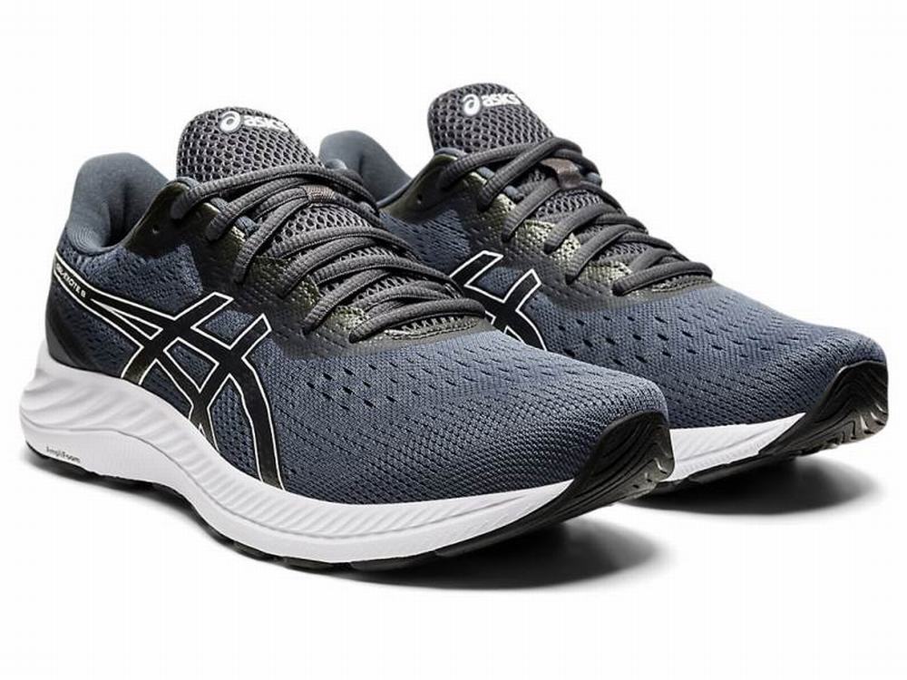 Chaussures Running Asics GEL-EXCITE 8 Homme Blanche Grise | ZCT-289401