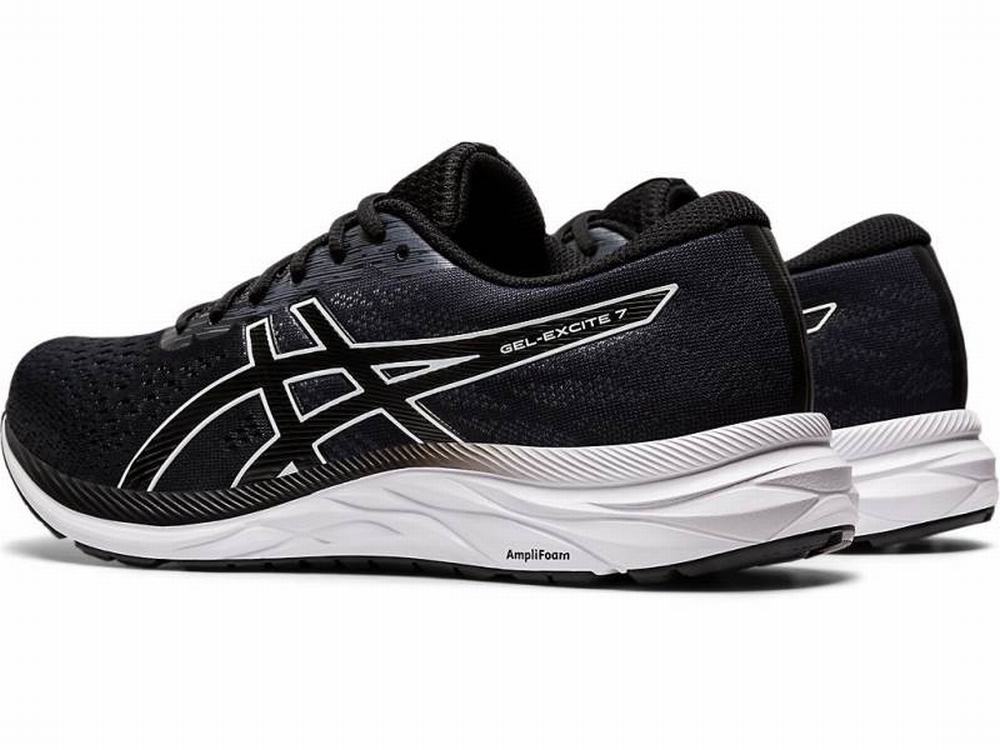 Chaussures Running Asics GEL-Excite 7 (4E) Homme Noir Blanche | RWT-730812