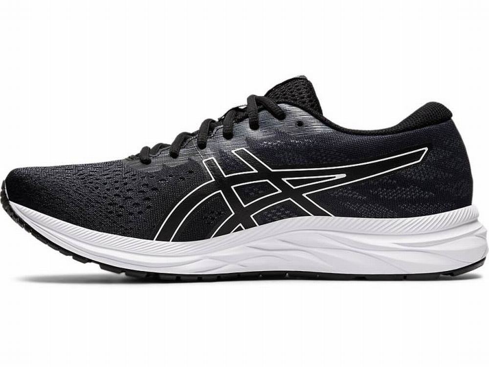 Chaussures Running Asics GEL-Excite 7 (4E) Homme Noir Blanche | RWT-730812