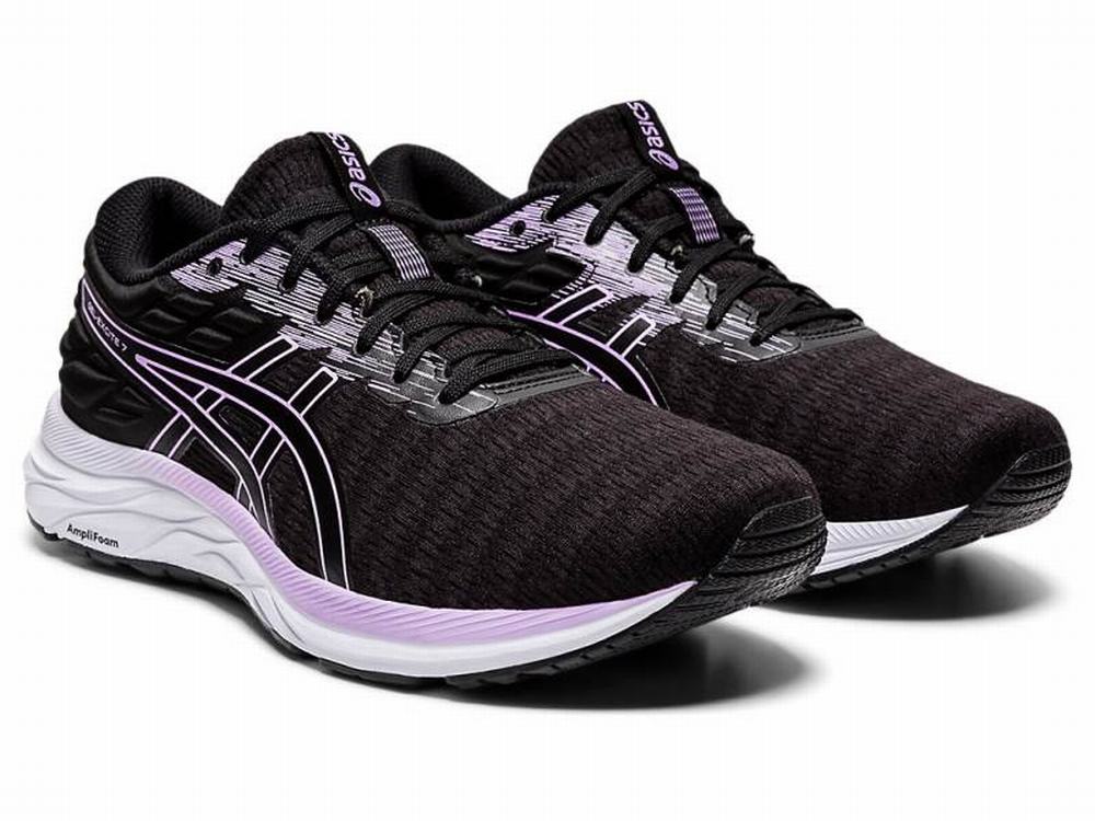 Chaussures Running Asics GEL-Excite 7 Twist Femme Noir | PFU-280156