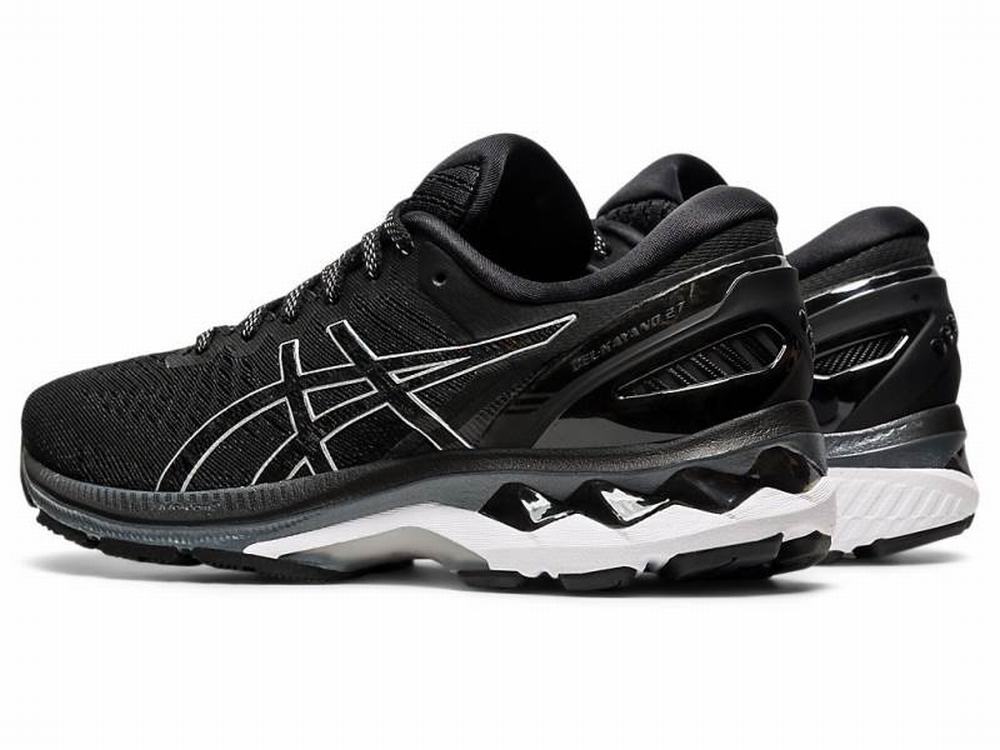 Chaussures Running Asics GEL-KAYANO 27 (D) Femme Noir Argent | FLN-501764