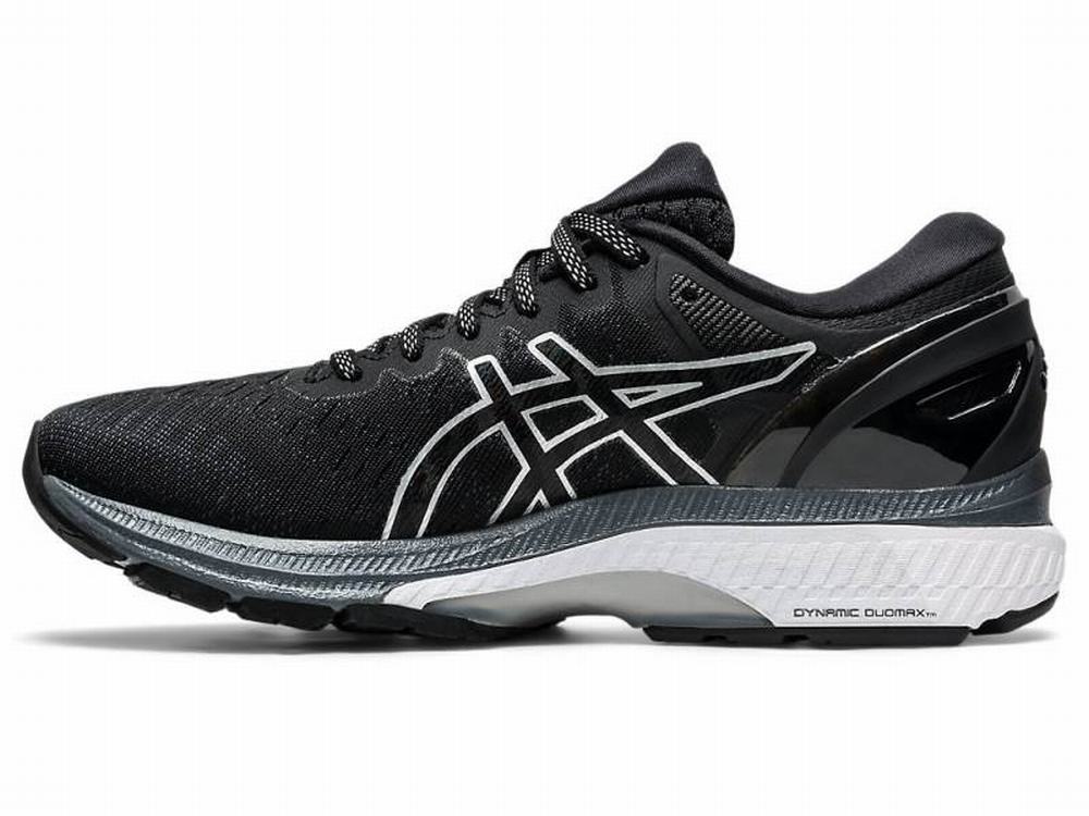 Chaussures Running Asics GEL-KAYANO 27 (D) Femme Noir Argent | FLN-501764