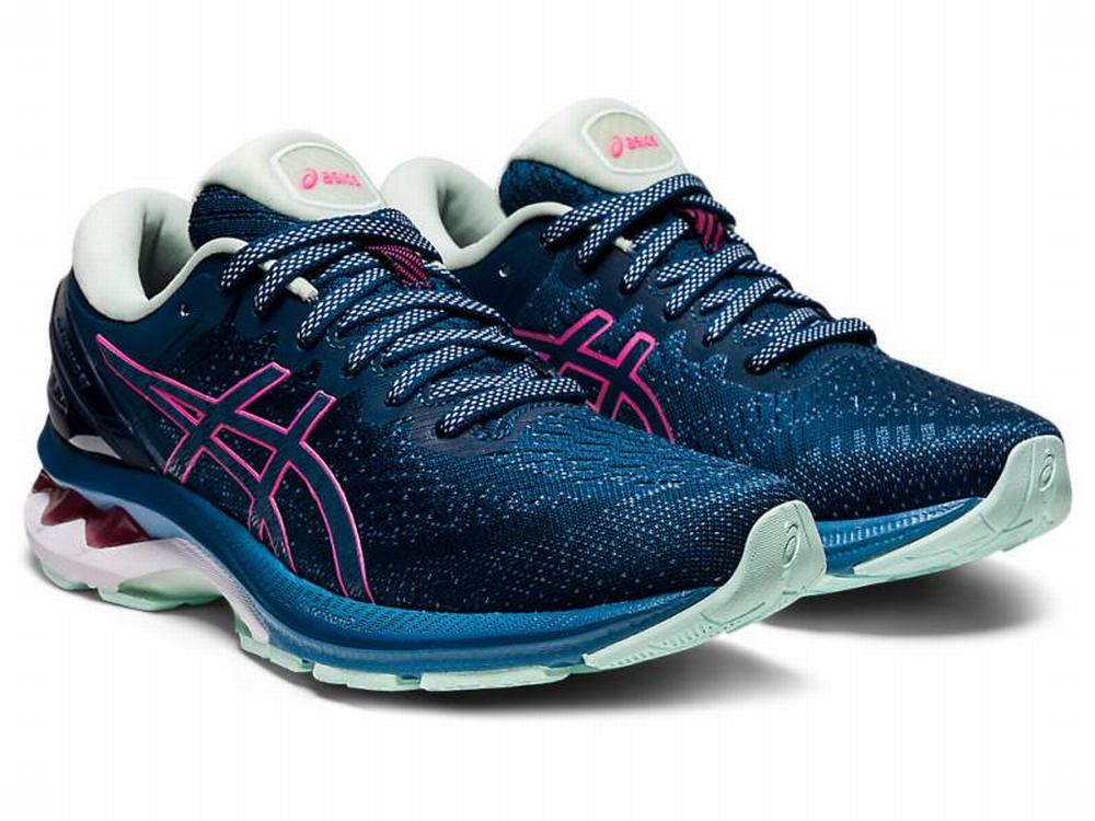 Chaussures Running Asics GEL-KAYANO 27 Femme Bleu Rose | LMD-803269