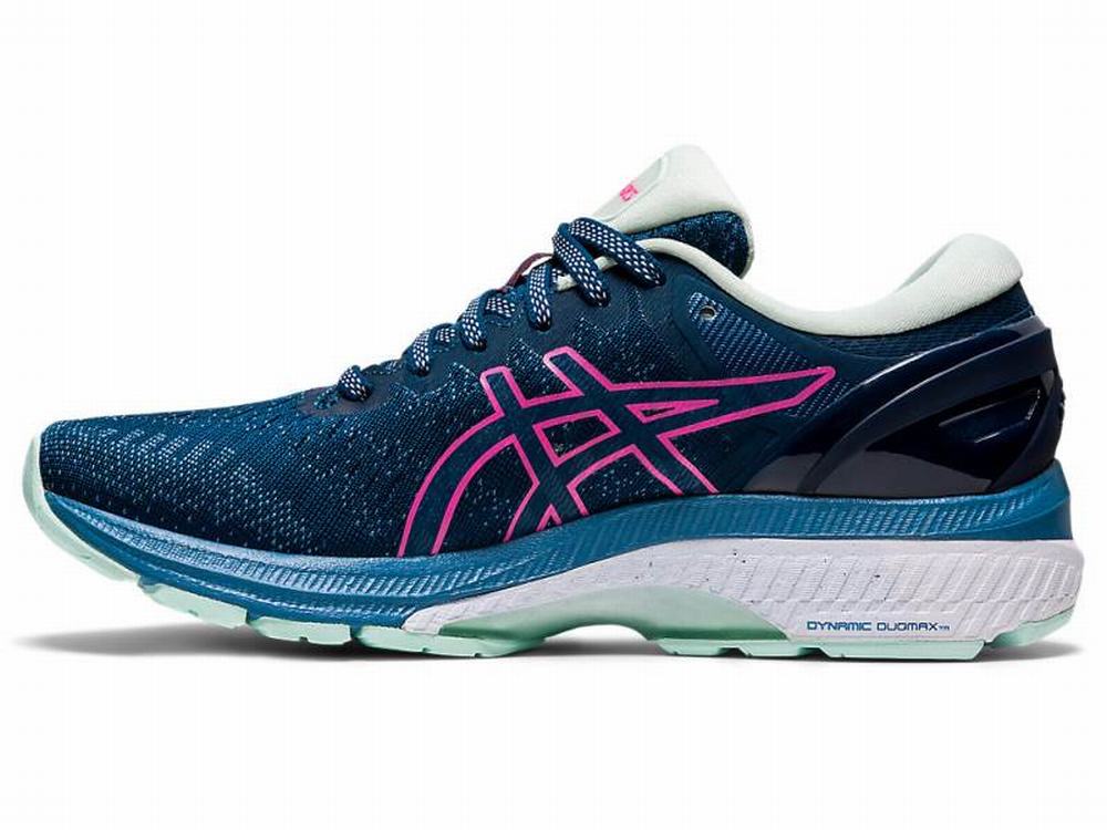 Chaussures Running Asics GEL-KAYANO 27 Femme Bleu Rose | LMD-803269