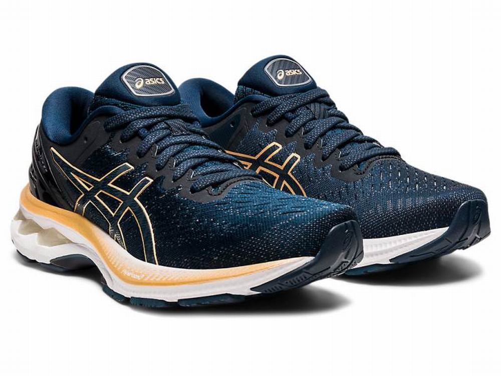 Chaussures Running Asics GEL-KAYANO 27 Femme Bleu | PXE-815946