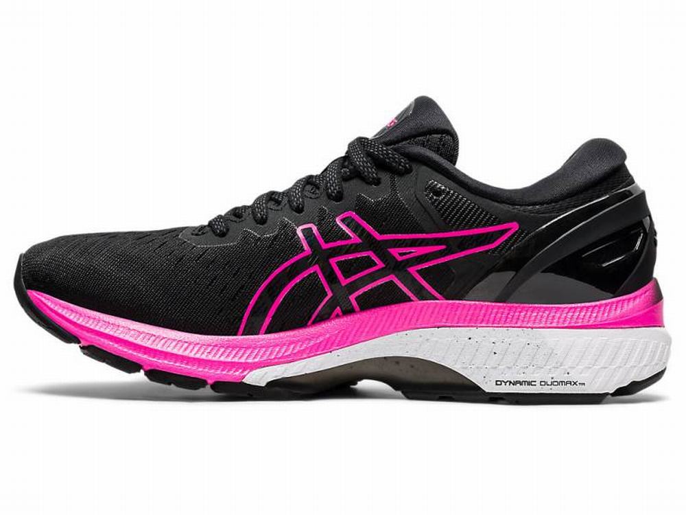 Chaussures Running Asics GEL-KAYANO 27 Femme Noir Rose | RWK-419087