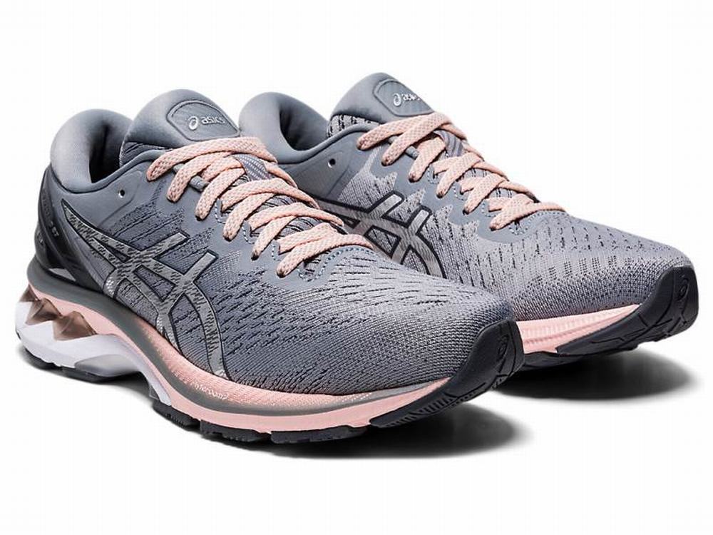 Chaussures Running Asics GEL-KAYANO 27 Femme Argent | YTO-034619