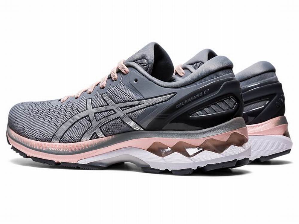 Chaussures Running Asics GEL-KAYANO 27 Femme Argent | YTO-034619