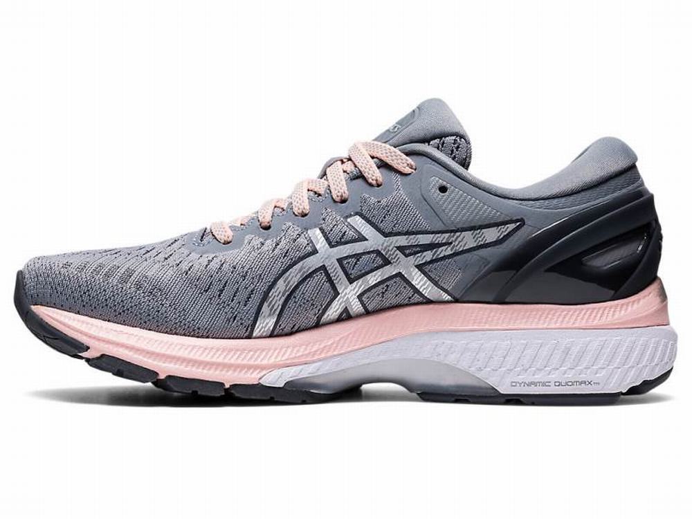 Chaussures Running Asics GEL-KAYANO 27 Femme Argent | YTO-034619