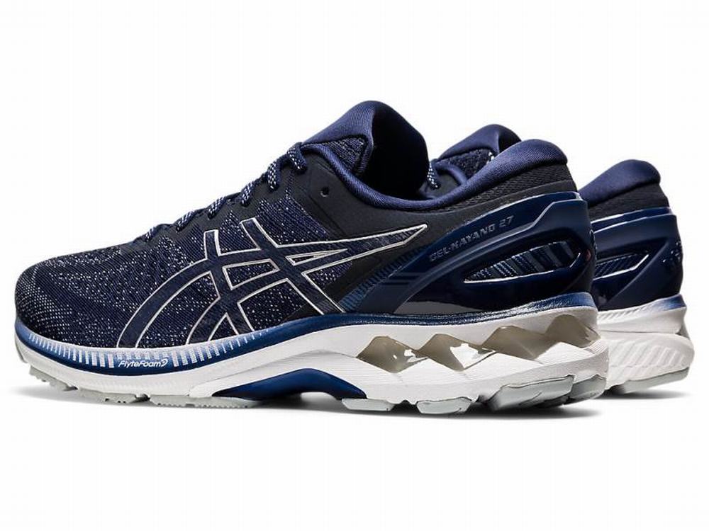 Chaussures Running Asics GEL-KAYANO 27 Homme Bleu Marine Grise | DOB-371869