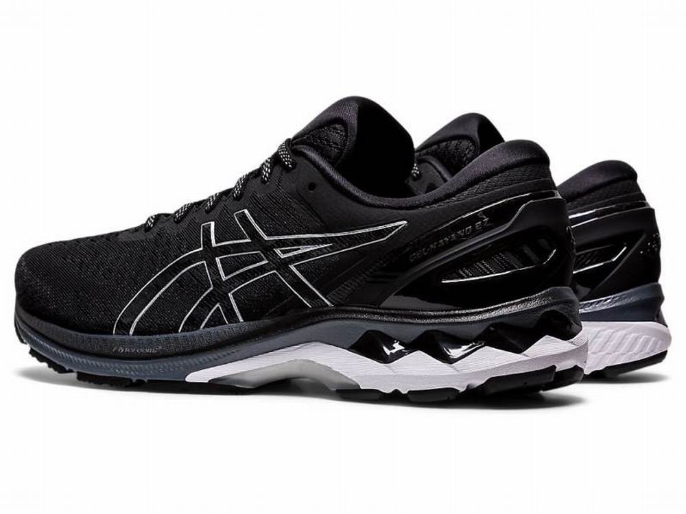 Chaussures Running Asics GEL-KAYANO 27 Homme Noir Argent | GAH-927453