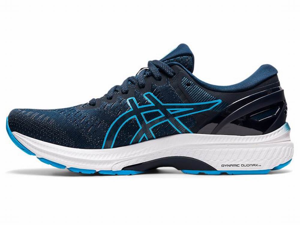 Chaussures Running Asics GEL-KAYANO 27 Homme Bleu Vert | IJL-716248