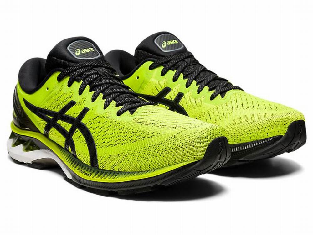 Chaussures Running Asics GEL-KAYANO 27 Homme Vert Clair Noir | VJB-675289