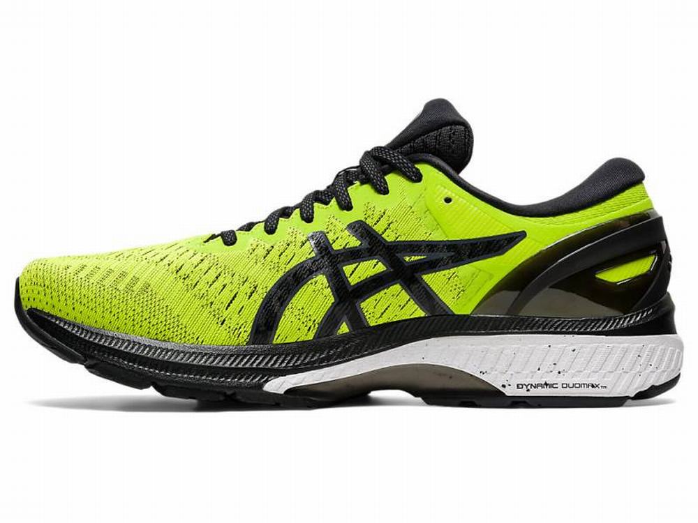 Chaussures Running Asics GEL-KAYANO 27 Homme Vert Clair Noir | VJB-675289