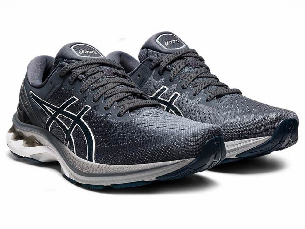 Chaussures Running Asics GEL-KAYANO 27 Homme Grise Bleu | WJQ-714529