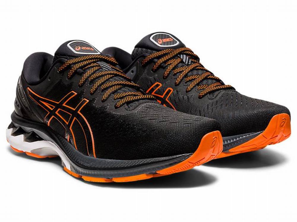 Chaussures Running Asics GEL-KAYANO 27 Homme Noir Orange | YGW-130928