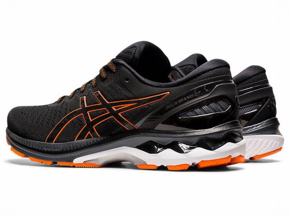 Chaussures Running Asics GEL-KAYANO 27 Homme Noir Orange | YGW-130928