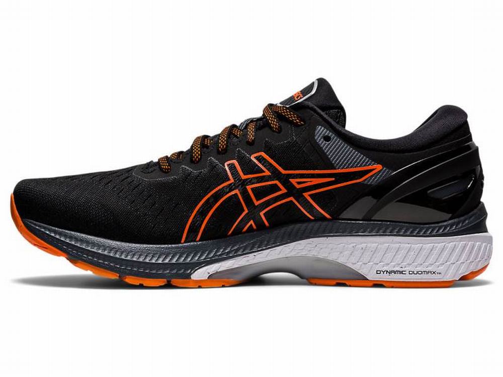 Chaussures Running Asics GEL-KAYANO 27 Homme Noir Orange | YGW-130928