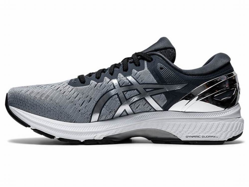 Chaussures Running Asics GEL-KAYANO 27 PLATINUM Homme Argent | TYG-914607