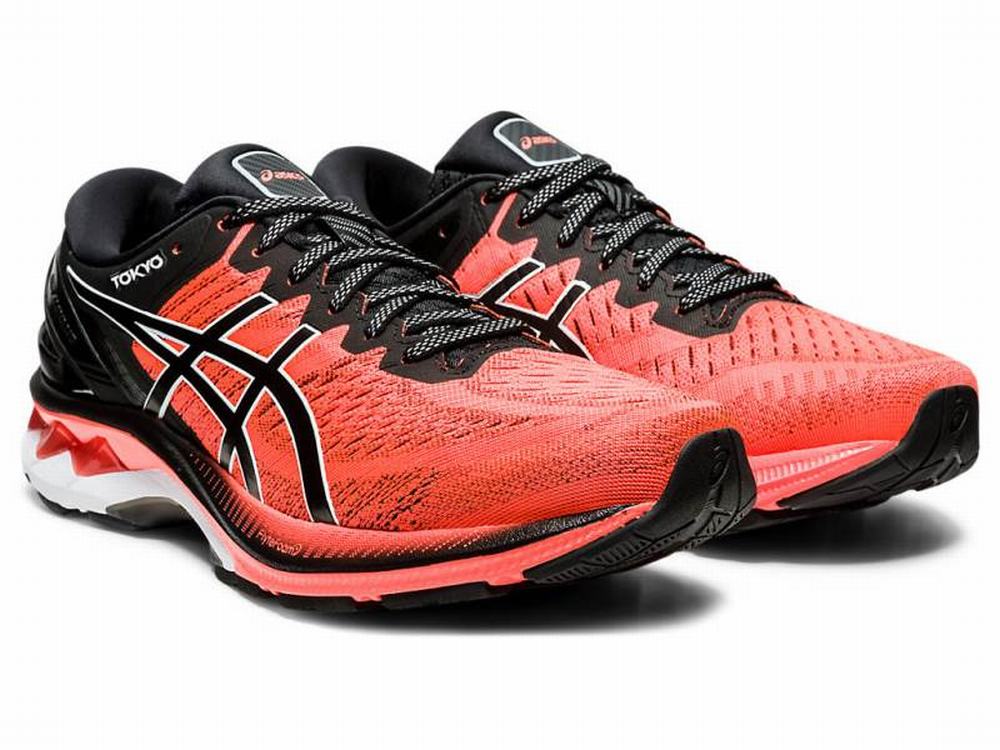 Chaussures Running Asics GEL-KAYANO 27 TOKYO Homme Orange Noir | VUO-096713