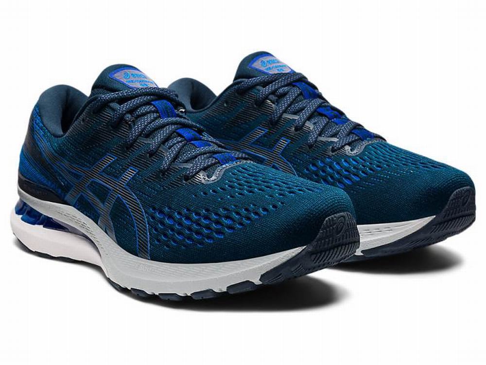 Chaussures Running Asics GEL-KAYANO 28 (2E) Homme Bleu | BZP-372865