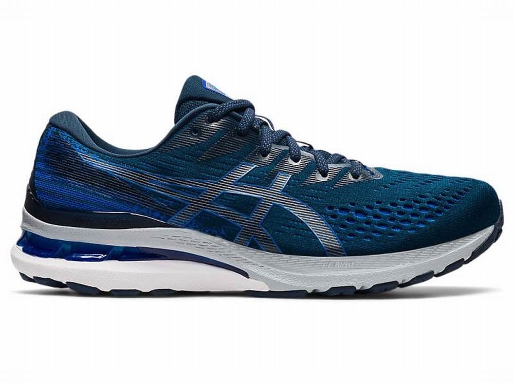 Chaussures Running Asics GEL-KAYANO 28 (2E) Homme Bleu | BZP-372865