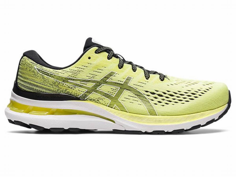 Chaussures Running Asics GEL-KAYANO 28 (4E) Homme Blanche Jaune | SKR-810573