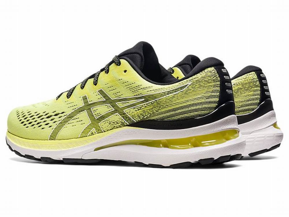 Chaussures Running Asics GEL-KAYANO 28 (4E) Homme Blanche Jaune | SKR-810573