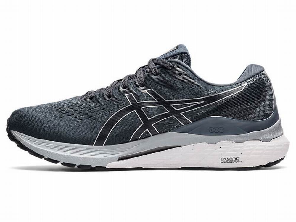 Chaussures Running Asics GEL-KAYANO 28 (4E) Homme Noir Grise | UDV-025948