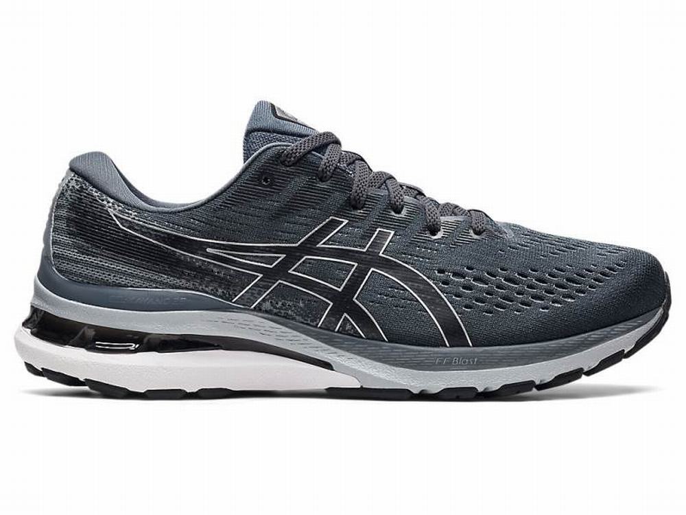 Chaussures Running Asics GEL-KAYANO 28 (4E) Homme Noir Grise | UDV-025948