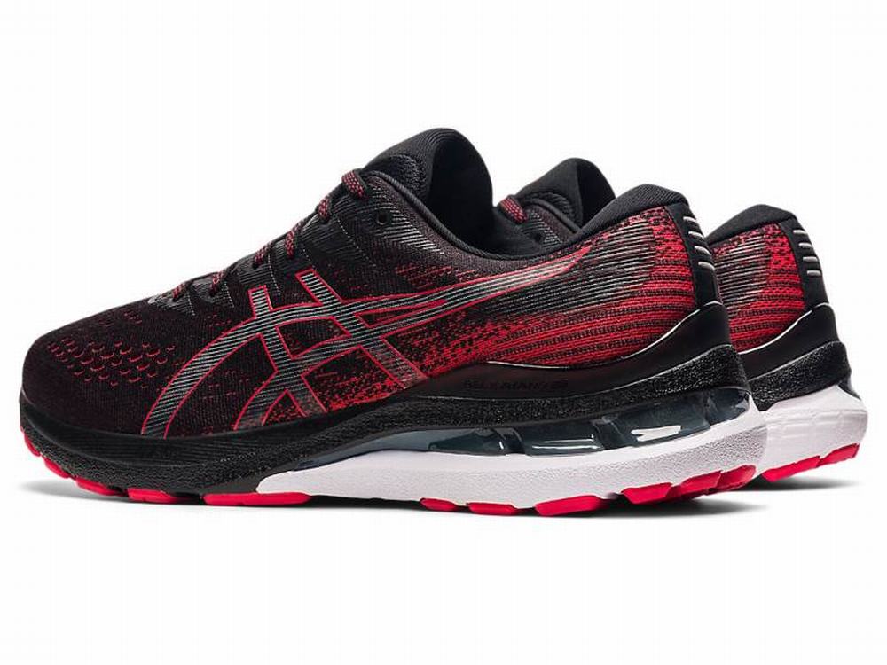 Chaussures Running Asics GEL-KAYANO 28 (4E) Homme Noir Rouge | ZYK-254079