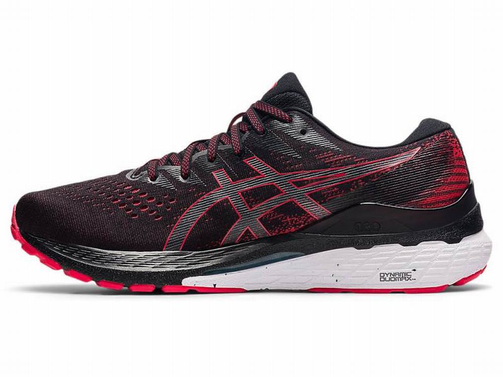 Chaussures Running Asics GEL-KAYANO 28 (4E) Homme Noir Rouge | ZYK-254079