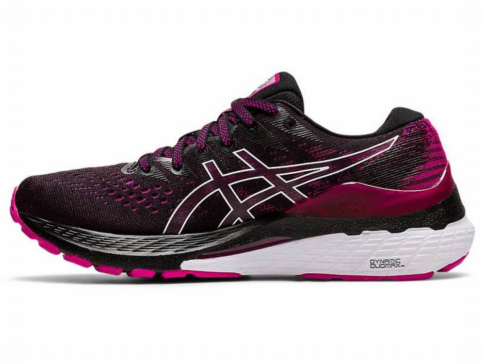 Chaussures Running Asics GEL-KAYANO 28 Femme Noir Rose | FXO-024156