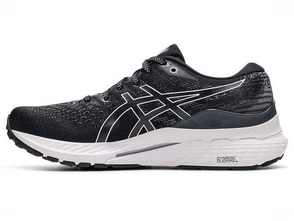 Chaussures Running Asics GEL-KAYANO 28 Femme Noir Blanche | VFK-479320