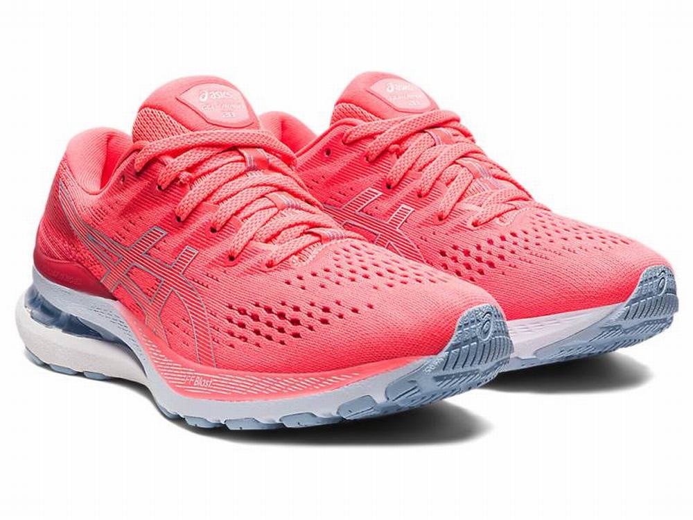 Chaussures Running Asics GEL-KAYANO 28 Femme Corail | ZHQ-103879