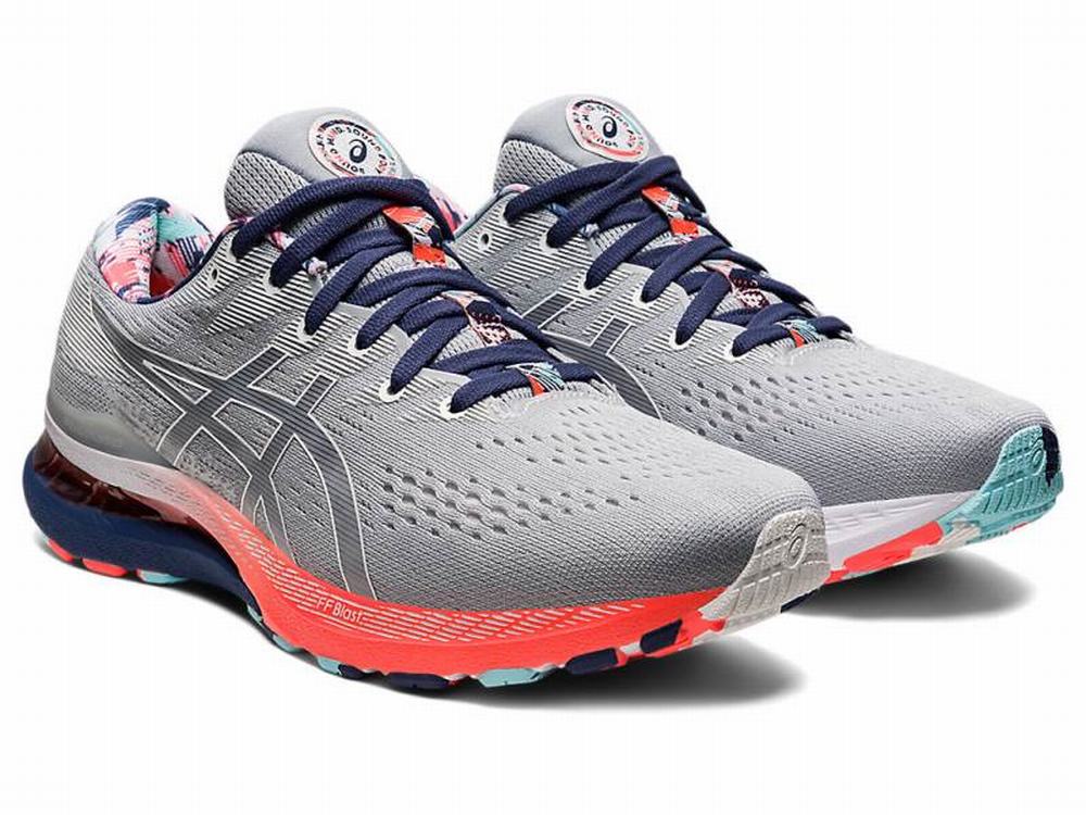 Chaussures Running Asics GEL-KAYANO 28 Homme Grise Bleu | INO-198540