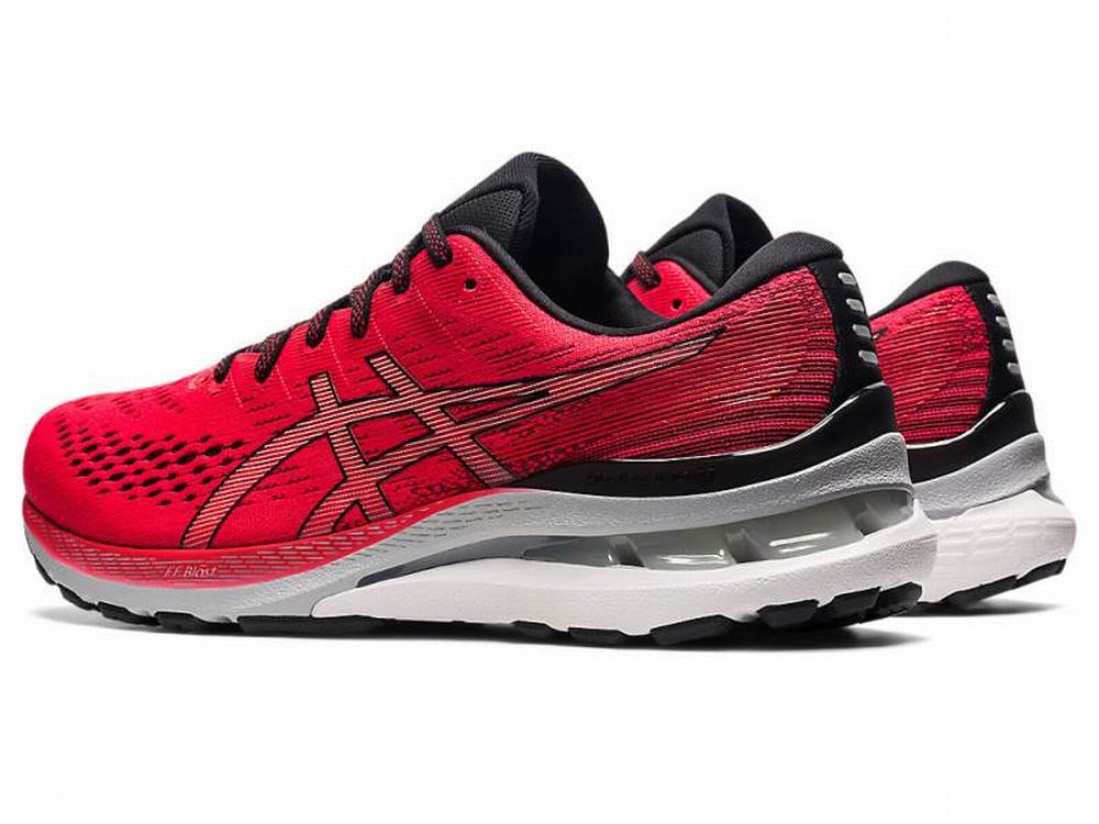 Chaussures Running Asics GEL-KAYANO 28 Homme Noir Rouge | JIH-079524