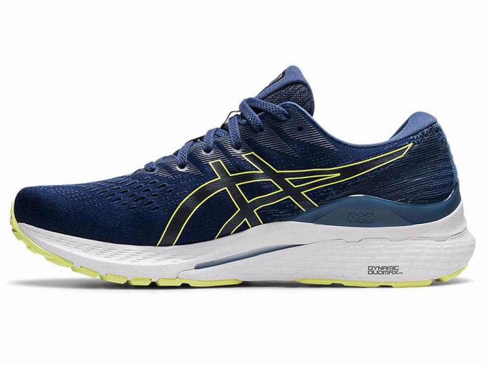 Chaussures Running Asics GEL-KAYANO 28 Homme Bleu Jaune | PVN-174038