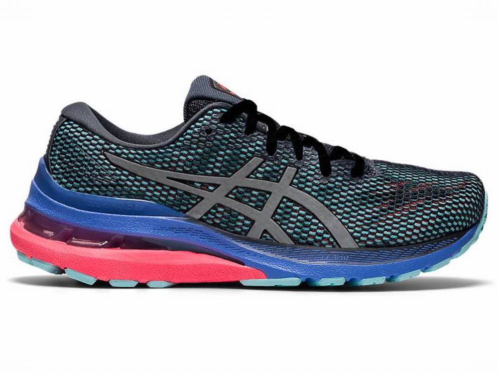 Chaussures Running Asics GEL-KAYANO 28 LITE-SHOW Femme Grise Argent | YUA-381254