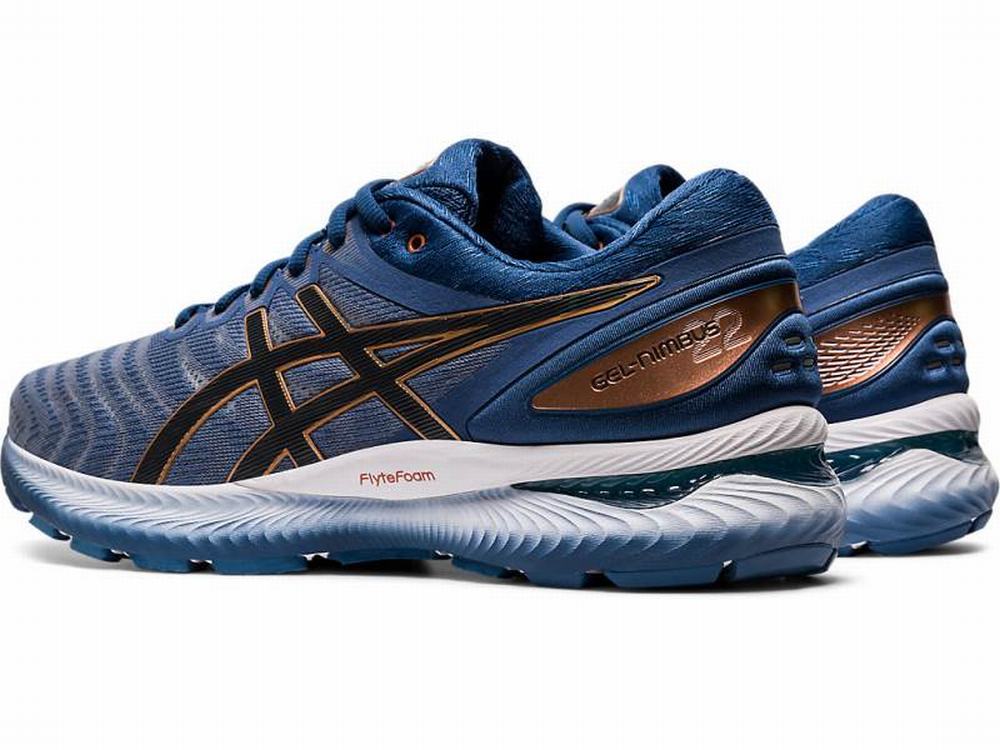 Chaussures Running Asics GEL-NIMBUS 22 (4E) Homme Grise | QDX-071429