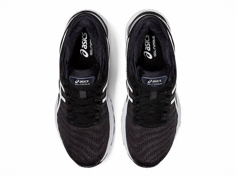 Chaussures Running Asics GEL-NIMBUS 22 Femme Noir Blanche | IOP-591764