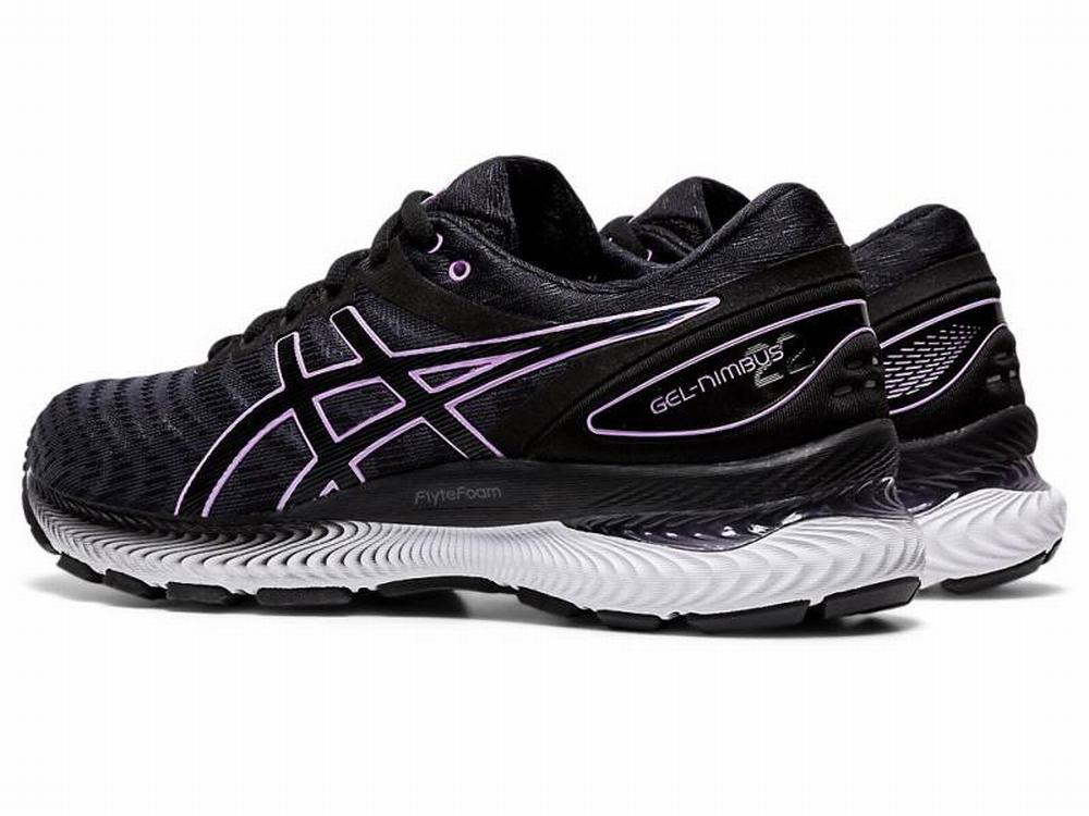 Chaussures Running Asics GEL-NIMBUS 22 Femme Noir | REN-492708