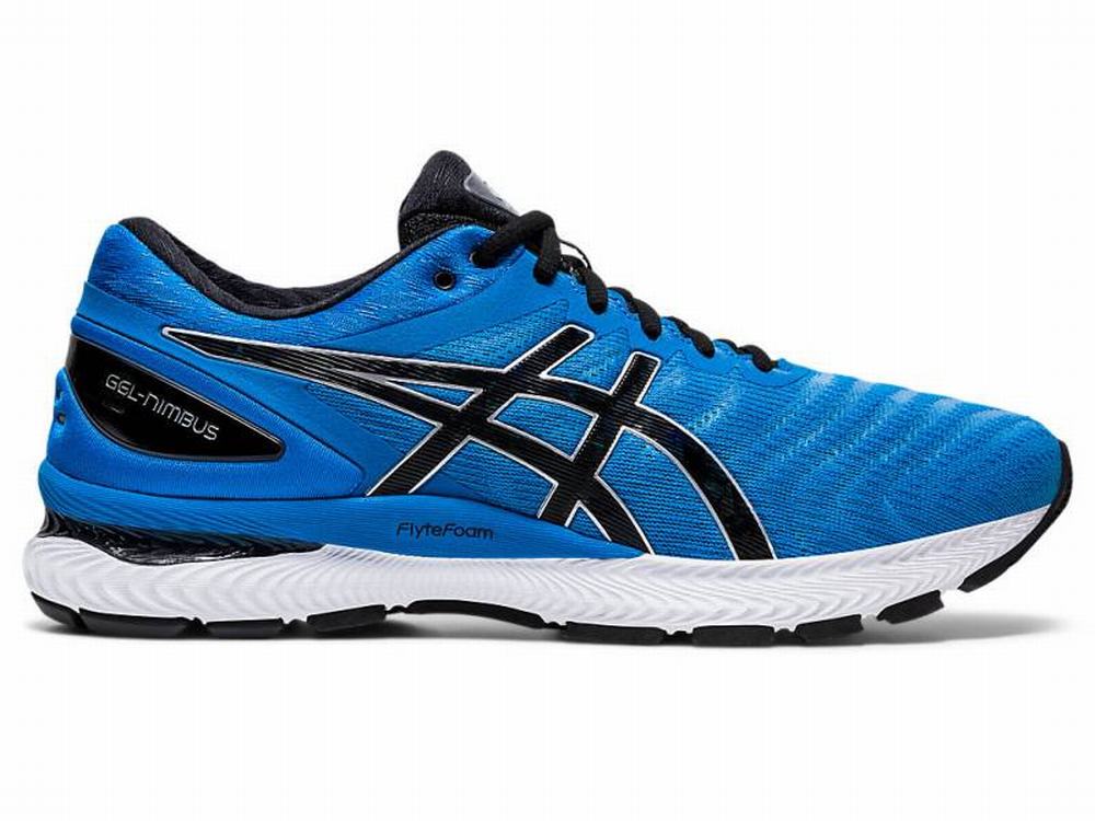 Chaussures Running Asics GEL-NIMBUS 22 Homme Noir Bleu | PEC-876453