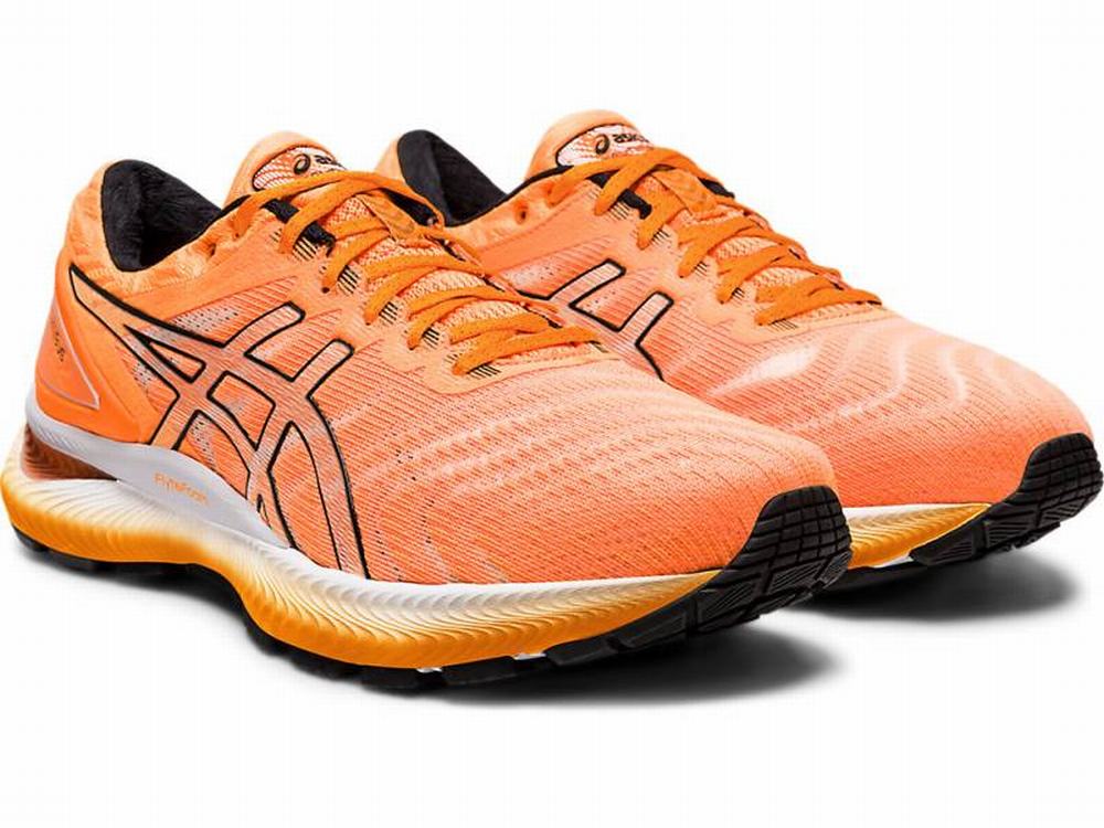 Chaussures Running Asics GEL-NIMBUS 22 MODERN TOKYO Homme Orange Noir | XIR-193458