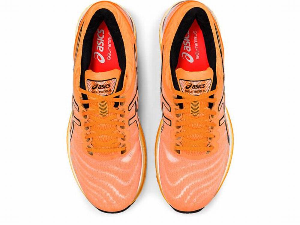 Chaussures Running Asics GEL-NIMBUS 22 MODERN TOKYO Homme Orange Noir | XIR-193458