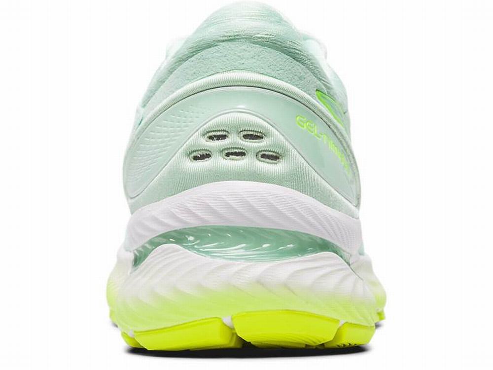 Chaussures Running Asics GEL-NIMBUS 22 MODERN TOKYO Femme Menthe Jaune | YRK-097452