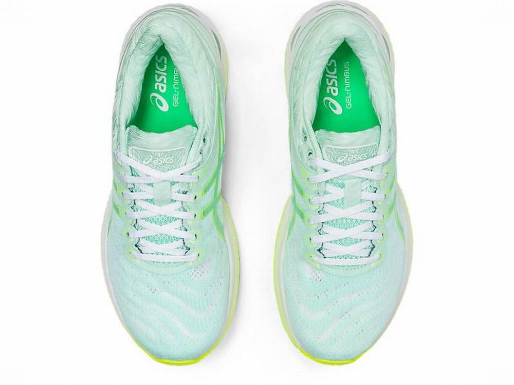 Chaussures Running Asics GEL-NIMBUS 22 MODERN TOKYO Femme Menthe Jaune | YRK-097452