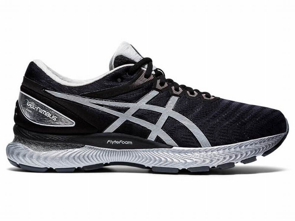 Chaussures Running Asics GEL-NIMBUS 22 WM Homme Noir Argent | GUH-236807